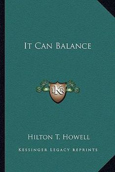 Paperback It Can Balance Book