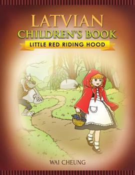 Paperback Latvian Children's Book: Little Red Riding Hood Book