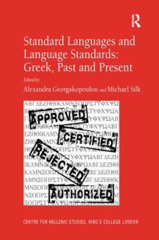 Paperback Standard Languages and Language Standards - Greek, Past and Present Book