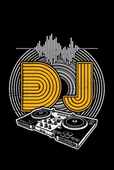 DJ: Lined A5 Notebook for DJ Journal