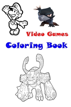 Paperback Video Games coloring book