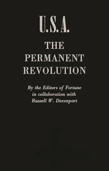 Hardcover U.S.A., the Permanent Revolution Book
