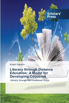 Paperback Literacy through Distance Education: A Model for Developing Countries Book