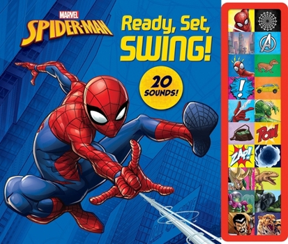 Hardcover Marvel Spider-Man: Ready, Set, Swing! Sound Book [With Battery] Book