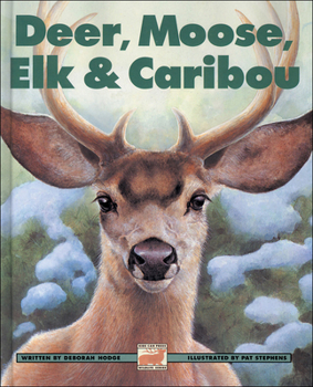 Hardcover Deer, Moose, Elk and Caribou Book