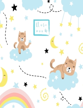 Paperback Notebook: Love bear to the moon and back Notebook for Kids and Lined pages, Extra large (8.5 x 11) inches, 110 pages, White pape Book