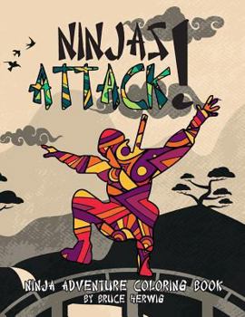Paperback Ninjas Attack!: Ninja Adventure Coloring Book