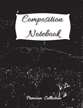 Paperback Composition Notebook: Simple linear notebook with college ruled 100 pages (8.5x11 format) / Composition Notebook for students / Wide Blank L Book