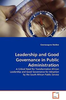 Paperback Leadership and Good Governance in Public Administration Book