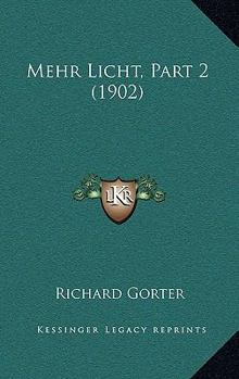 Paperback Mehr Licht, Part 2 (1902) [German] Book