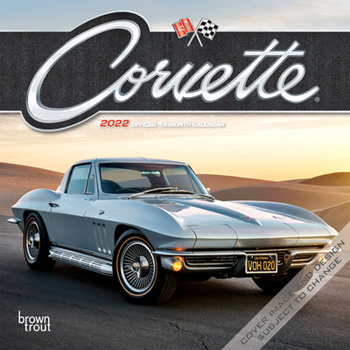 Corvette 2022 7 x 7 Inch Monthly Mini Wall Calendar, Chevrolet Motor Muscle Car