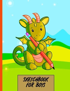 Sketchbook For Boys: Sketch Book Gift for Adults, Kids, Girls and Boys