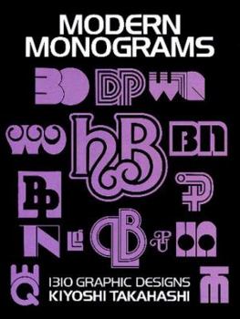 Paperback Modern Monograms: 1310 Graphic Designs Book