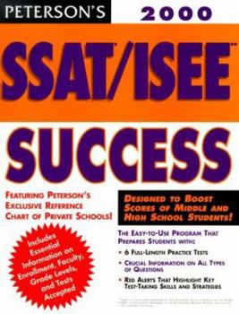 Paperback Peterson's SSAT/ISEE Success Book