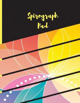 Paperback Spirograph Design Pad: Notebook/Journal: BLANK Spirograph Art Series/ Kids Art Book