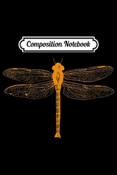 Composition Notebook: Dragonfly Botanical Art Print Naturalist  Journal/Notebook Blank Lined Ruled 6x9 100 Pages