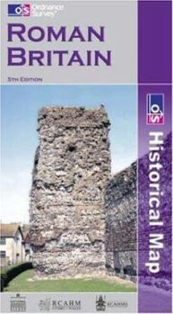 Hardcover Historical Map and Guide: Roman Britain Book