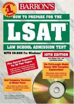 Paperback How to Prepare for the LSAT [With CDROM] Book