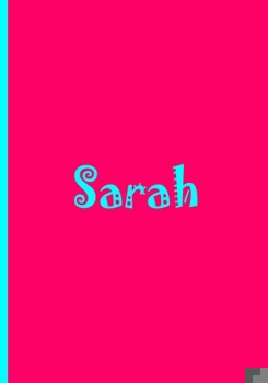 Paperback Sarah - Personalized Notebook Book