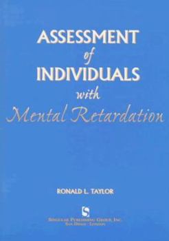 Paperback Assesment of Individuals with Mental Retardation Book
