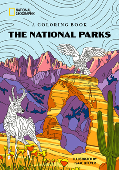 Paperback The National Parks: A Coloring Book