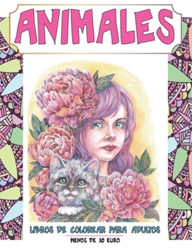 Paperback Libros de colorear para adultos - Menos de 10 euro - Animales [Spanish] Book