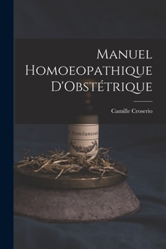 Paperback Manuel Homoeopathique D'Obstétrique Book