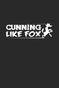 Paperback Cunning like fox: 6x9 Fox - grid - squared paper - notebook - notes Book