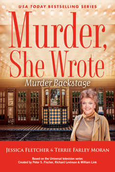 Paperback Murder, She Wrote: Murder Backstage Book