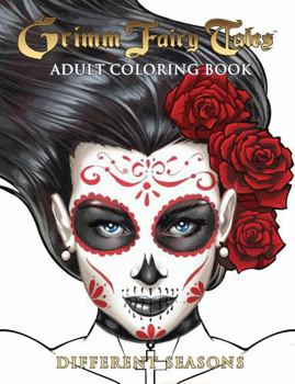 Paperback Grimm Fairy Tales Adult Coloring Book Different Seasons Book