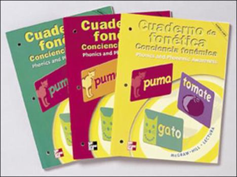Paperback Macmillan/McGraw-Hill Reading Spanish, Grade 1, Spanish Phonemic Awareness Practice Book [Spanish] Book