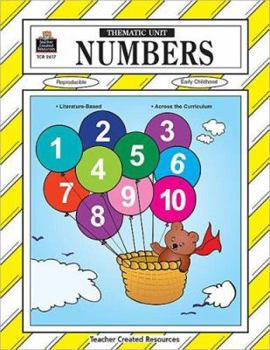 Paperback Numbers Thematic Unit Book