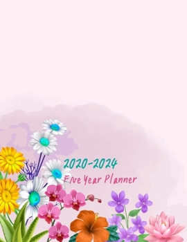 2020-2024 Five Year Planner: Daily Planner Five Year, Agenda Schedule Organizer Logbook and Journal Personal, 60 Months Calendar, 5 Year Appointment, 8.5" x 11", 258 Pages