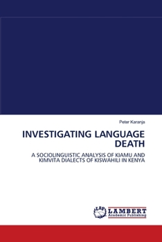Paperback Investigating Language Death Book