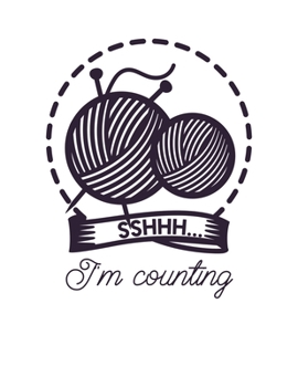 Paperback SSHHH... I'm Counting: Knitting Graph Paper 2:3 & 4:5 Ratio Book