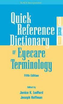 Paperback Quick Reference Dictionary of Eyecare Terminology Book
