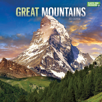 Calendar 2023 Great Mountains Wall Calendar Book