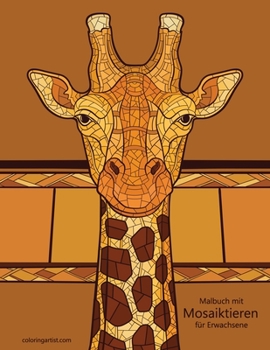 Malbuch mit Mosaiktieren f�r Erwachsene