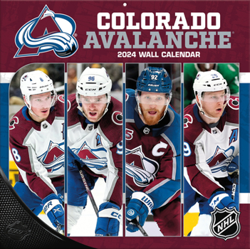 Colorado Avalanche 2024 12x12 Team Wall Calendar