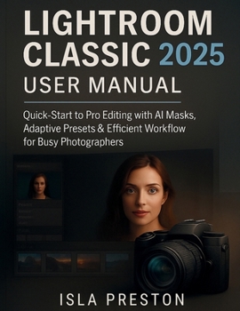 Paperback Lightroom Classic 2025 User Manual: Quick-Start to Pro Editing with AI Masks, Adaptive Presets & Efficient Workflow for Busy Photographers Book