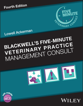 Hardcover Blackwell's Five-Minute Veterinary Practice Management Consult Book