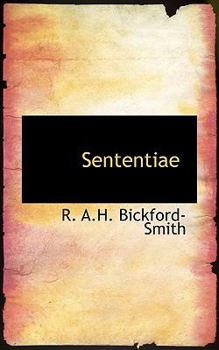 Paperback Sententiae Book