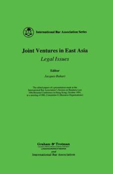 Hardcover Joint Ventures in East Asia Book