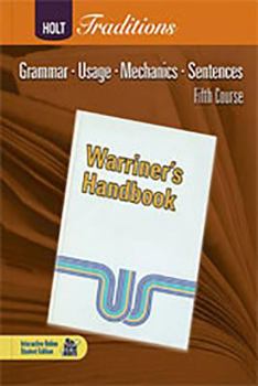 Paperback Holt Traditions Warriner's Handbook: Language and Sentence Skills Practice Fifth Course Grade 11 Book