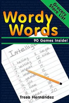 Paperback WordyWords: Grocery Store List Edition Book