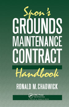 Hardcover Spon's Grounds Maintenance Contract Handbook Book