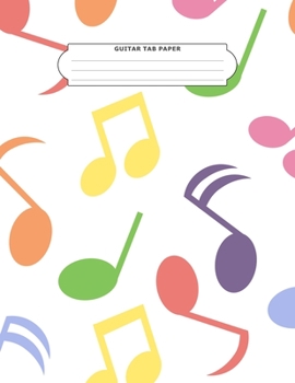 Guitar Tab Paper: Blank Guitar Tablature Manuscript Paper Lyric Lines and Chord Boxes , Standard Notebook, Staff Sheets Pad, Music Journal for Guitar ... Composition Book, Songbooks for Beginners