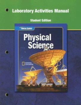 Paperback Glencoe Physical Iscience, Grade 8, Laboratory Activities Manual, Student Edition Book