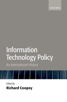 Hardcover Information Technology Policy: An International History Book
