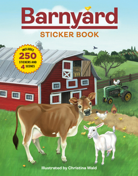 Paperback Barnyard Sticker Book: Includes 250 Stickers and 4 Scenes Book